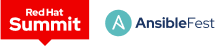 Combo RH Summit and AnsibleFest logo